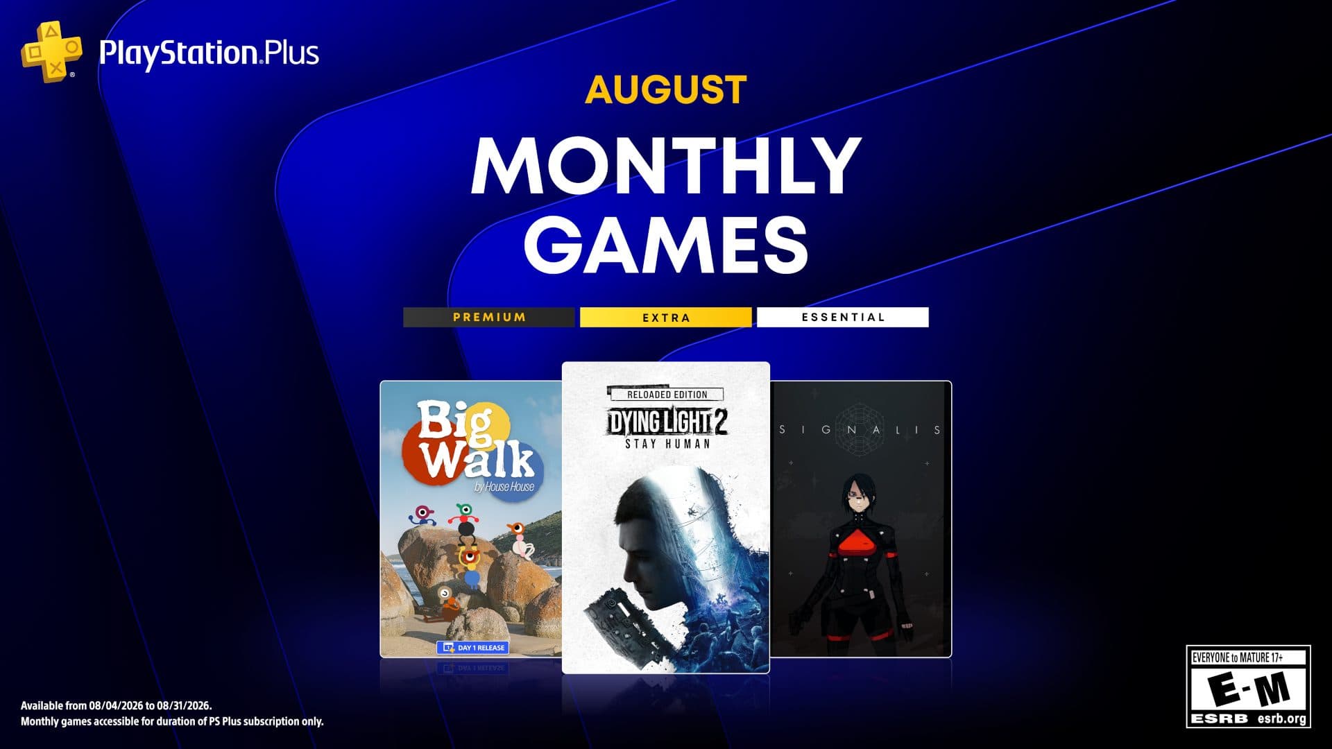 PlayStation Plus confirma Dying Light 2, Big Walk y Signalis como juegos de agosto